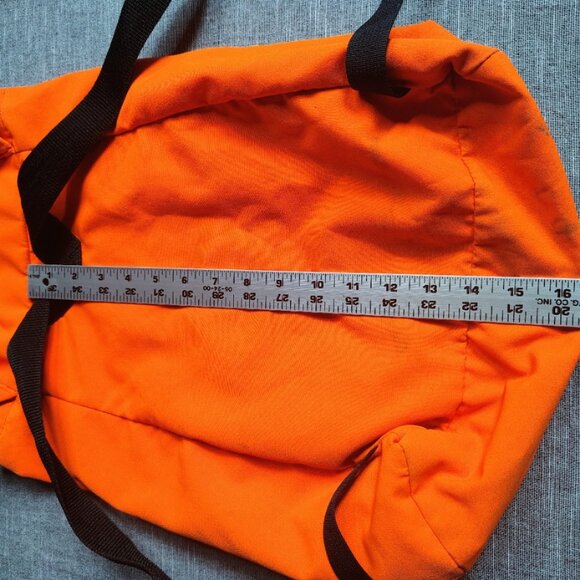 Vintage Himalayan Industries Hunting Backpack Small Game Bag Orange Hi Vis - Picture 9 of 16
